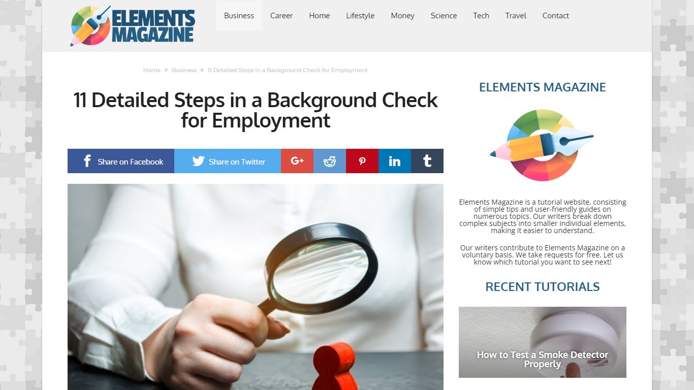 11 Detailed Steps in a Background Check for Employment
